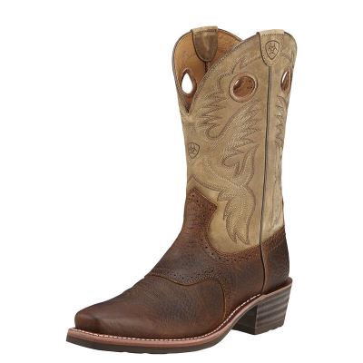 Ariat Heritage Roughstock - Western Laarzen Bruin / Beige Heren - 20871-912